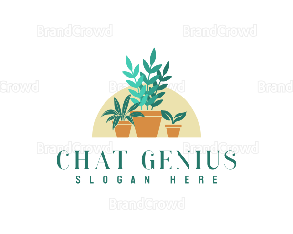 Landscaping Garden Plant Logo