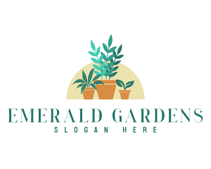 Landscaping Garden Plant logo design