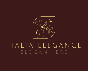 Elegant Diamond Jewelry  logo design