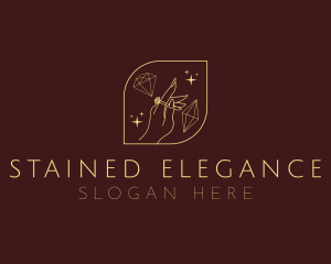 Elegant Diamond Jewelry  logo design