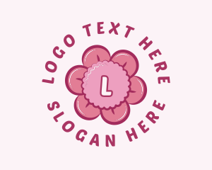 White And Pink - Pink Flower Boutique logo design
