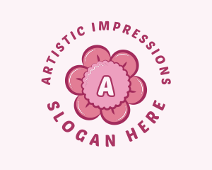 Pink Flower Boutique logo design