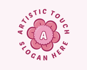 Pink Flower Boutique logo design