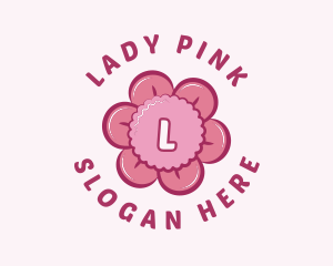 Pink Flower Boutique logo design