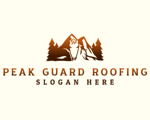 Colt Mountain Peak logo design