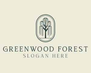 Forestry - Willow Tree Orchard logo design