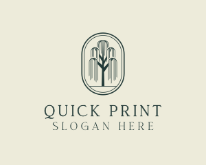 Willow Tree Orchard logo design