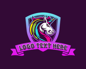 Twitch - Unicorn Shield Gaming logo design