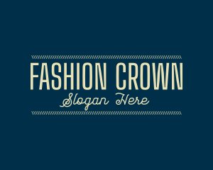 Tailor Stitch Fashion logo design