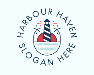 Harbour - Nautical Marine Lighthouse logo design