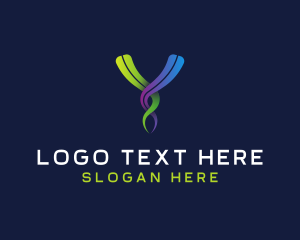 Cyber - Creative Twist Letter Y logo design