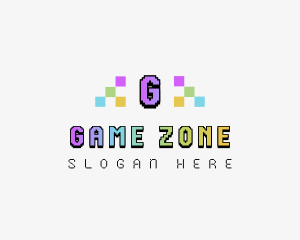 Pixel Game Technology logo design