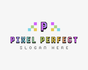 Pixel Game Technology logo design