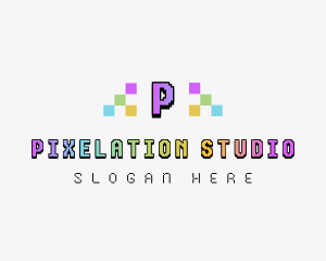 Pixel Game Technology logo design