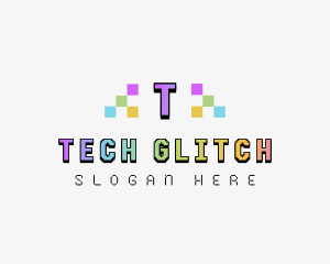 Pixel Game Technology logo design