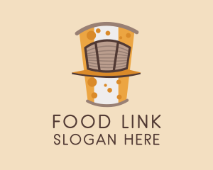 Cheese Food Stand  logo design