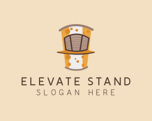 Cheese Food Stand  logo design