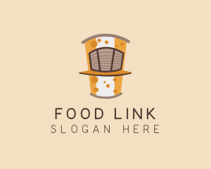 Cheese Food Stand  logo design