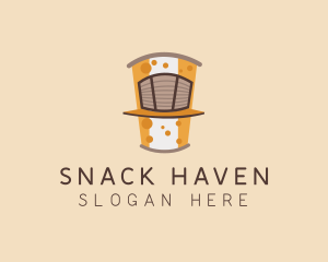 Cheese Food Stand  logo design