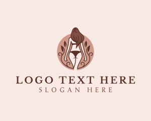 Model - Lady Sexy Bikini Fashion logo design