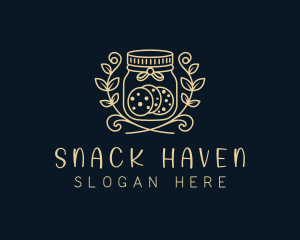 Cookie Jar Snack logo design