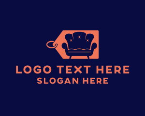 Tag - Sale Couch Furniture logo design