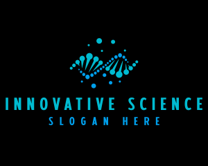Biotech Science DNA logo design