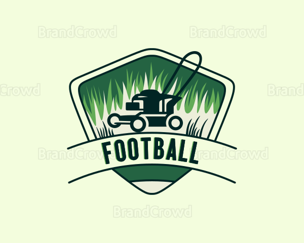 Lawn Care Landscaping Mower Logo