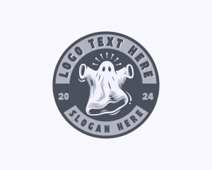 Spooky - Creepy Spooky Ghost logo design