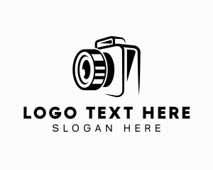 Vlogging - Photography Studio Camera logo design