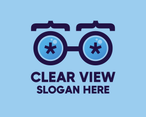 Visualization - Eyeglasses Coding Developer logo design