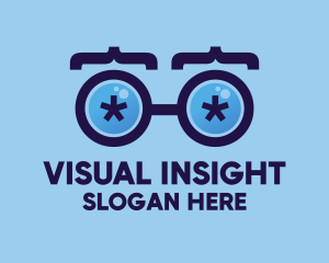 Visualization - Eyeglasses Coding Developer logo design