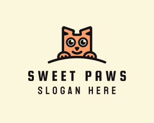 Adorable - Feline Cute Cat logo design