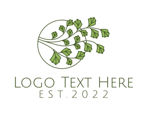 Herb - Leaf Gardening Plant logo design