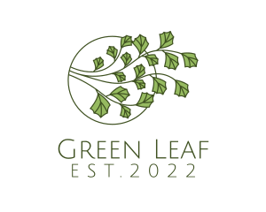 Leaf Gardening Plant  logo design