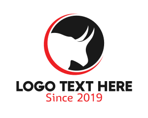 Loop - Bull Ranch Livestock logo design