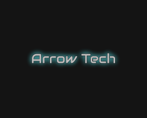 Futuristic Glowing Tech logo design