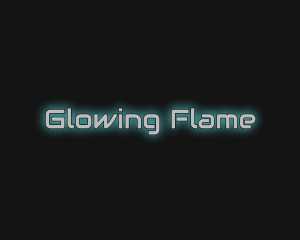 Futuristic Glowing Tech logo design