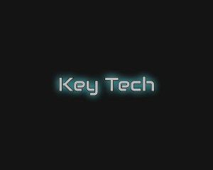 Futuristic Glowing Tech logo design