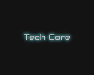 Futuristic Glowing Tech logo design