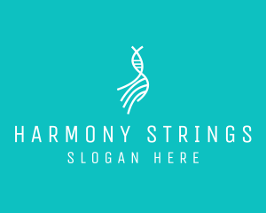 Science DNA String  logo design