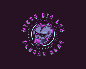 Futuristic Cyborg Gaming logo design