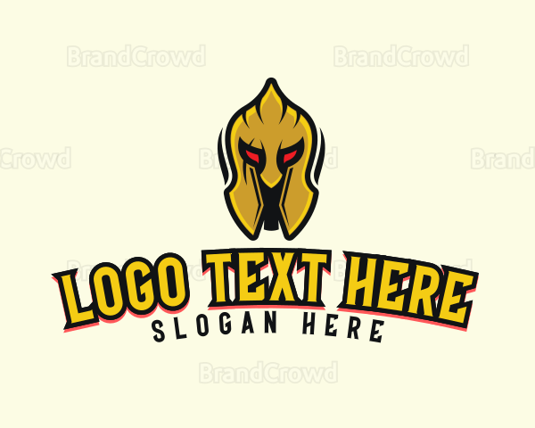 Spartan Gladiator Helmet Logo