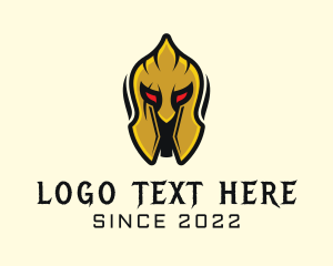 Gaming Gladiator Helmet Logo