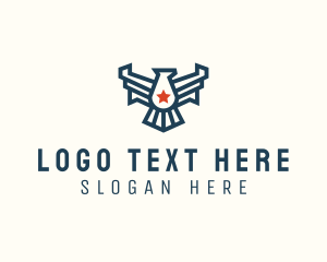 Campaign - Patriotic Eagle Bird logo design