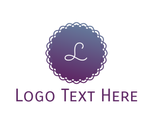 Gradient Purple Circle Logo