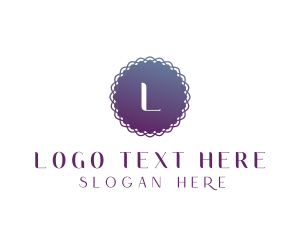 Women - Gradient Purple Circle logo design