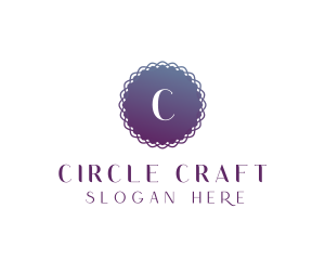 Gradient Purple Circle logo design