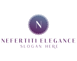 Gradient Purple Circle logo design