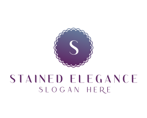 Gradient Purple Circle logo design